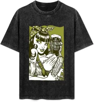 Unisex Vintage Oversized Short Sleeve T Shirt Funny Drop Shoulder Top