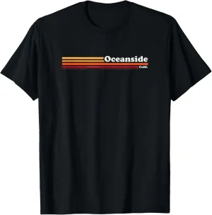 Vintage 1980s Graphic Style Oceanside California T-Shirt