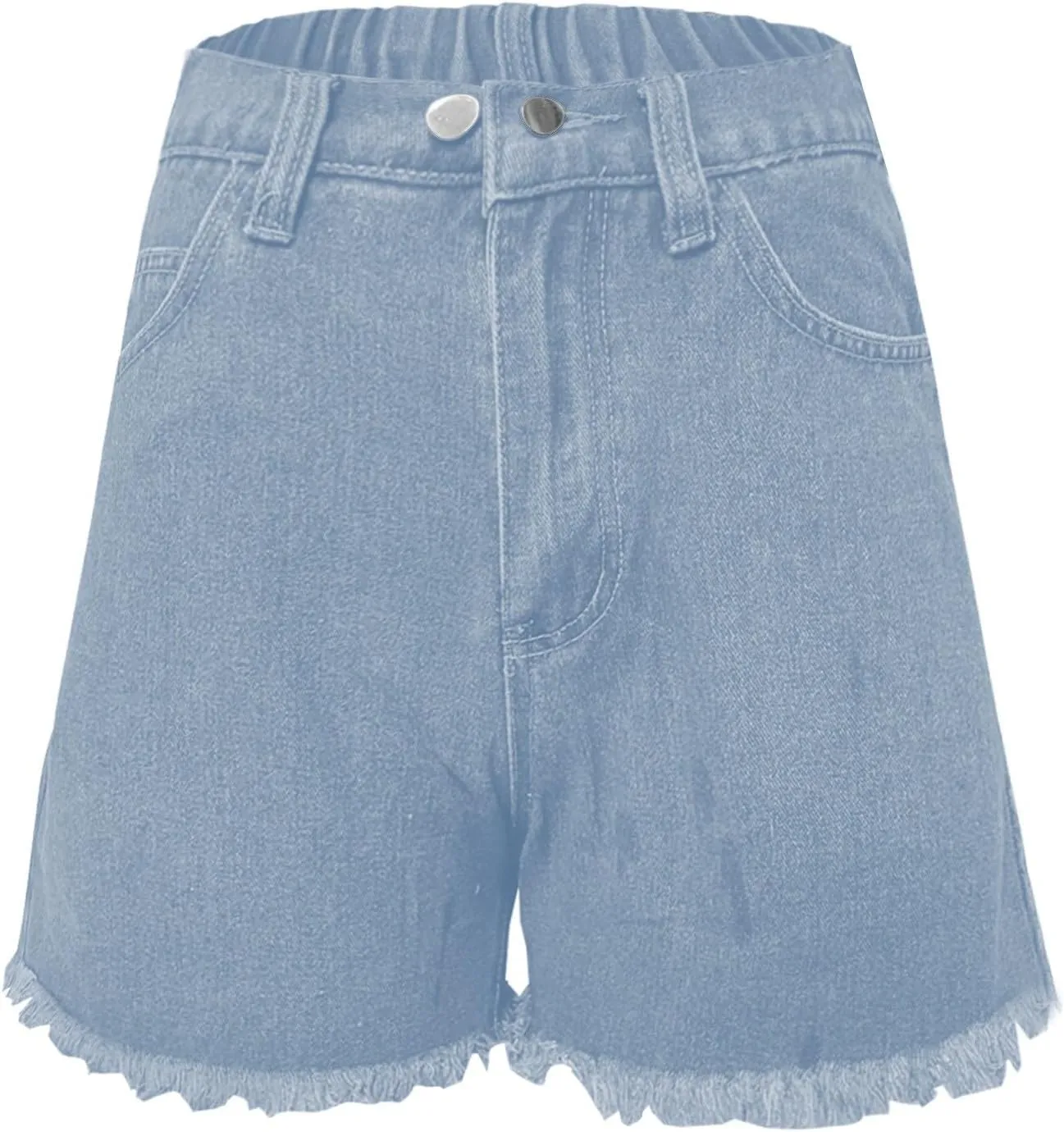 Wide Leg Denim Shorts for Women High Waisted Stretchy Button Up Casual Hot Jeans Shorts Baggy Slim Fit Summer Casual Jorts