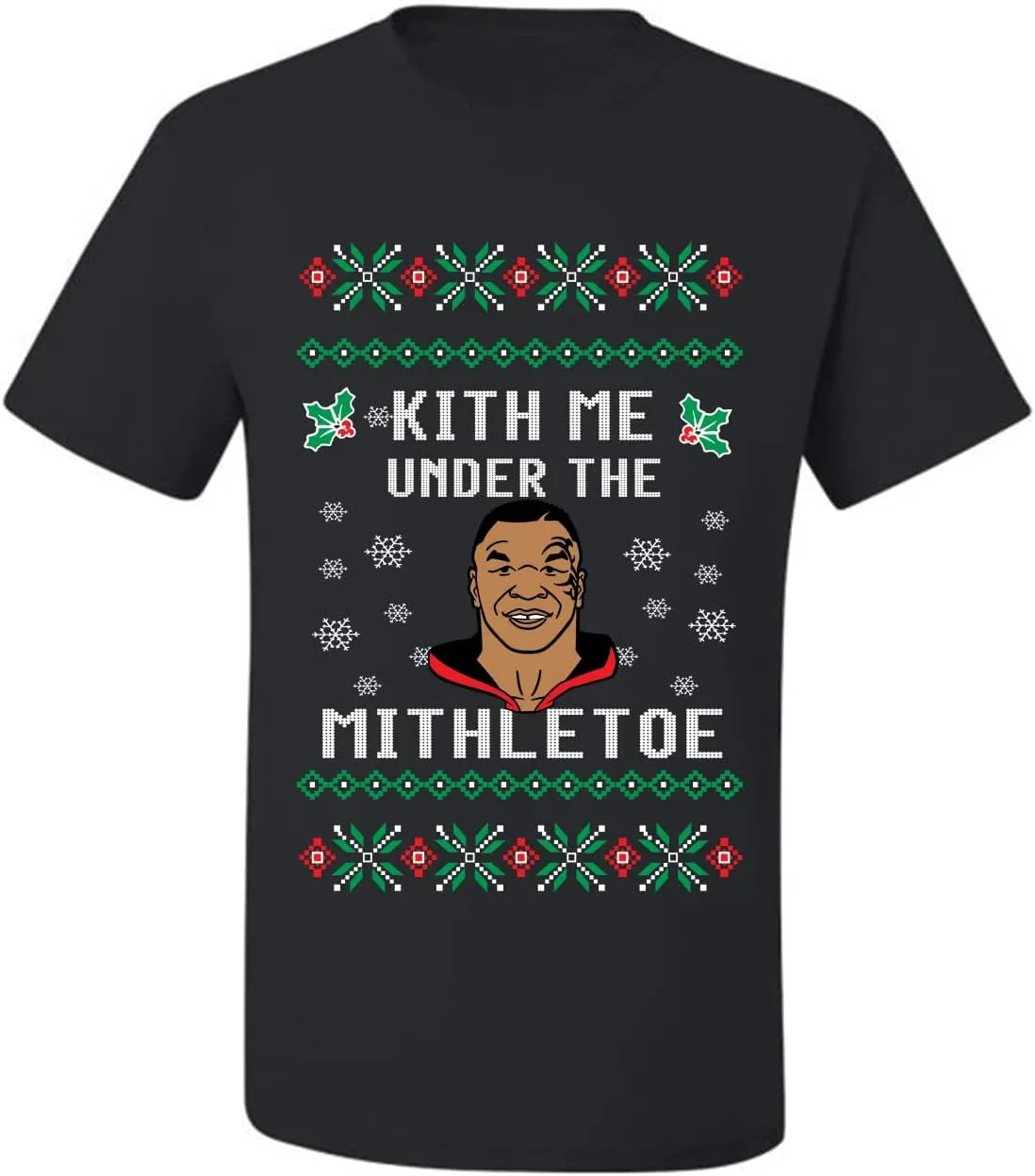 Wild Bobby Merry Chrithmith | Mens Ugly Christmas Tee Graphic T-Shirt