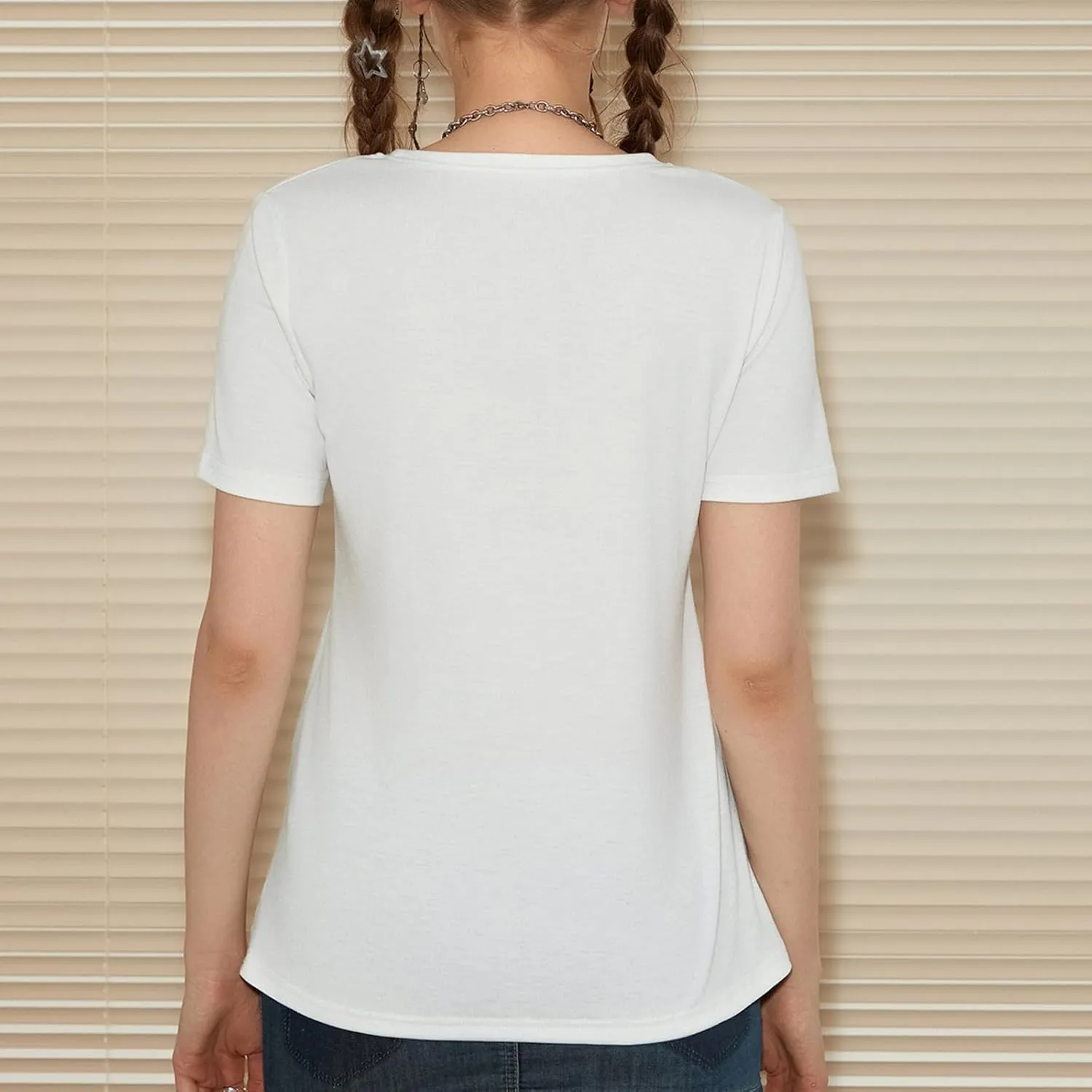 Women Y2k Graphic Baby Tee Cute Aesthetic Shirt Short Sleeve Crew Neck Tshirt 00s Retro Crop Top Coquette Streetwear