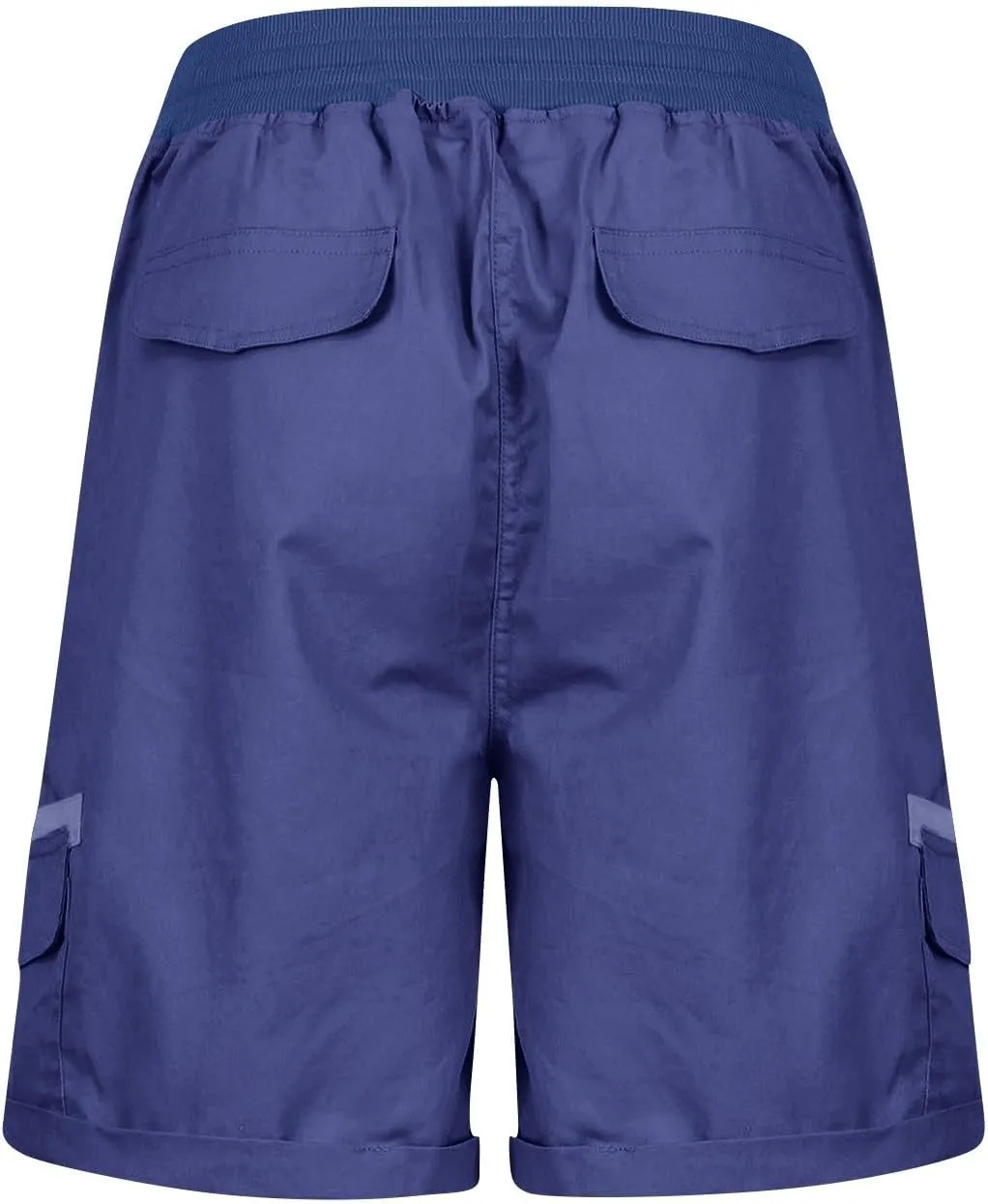 Womens Cargo Shorts 2025 Summer Casual Elastic High Waisted Drawstring Shorts Dressy Cotton Short Pants with Pocket
