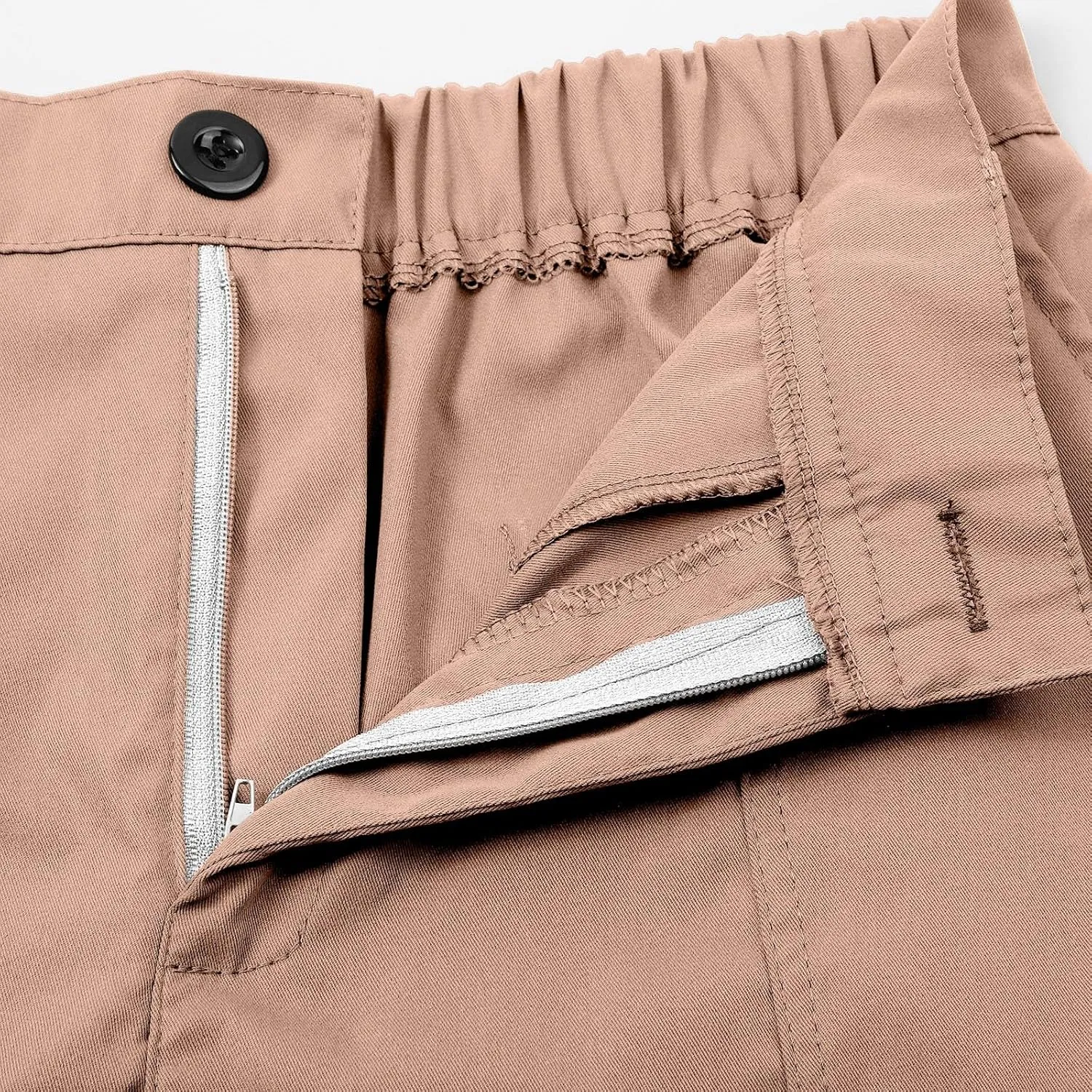 Women's Cargo Shorts Casual Quick Dry Lightweight High Waisted Button Shorts with Pockets Summer Outdoor Hiking Outfit