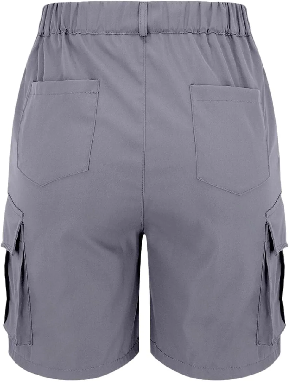 Women's Cargo Shorts Casual Quick Dry Lightweight High Waisted Button Shorts with Pockets Summer Outdoor Hiking Outfit