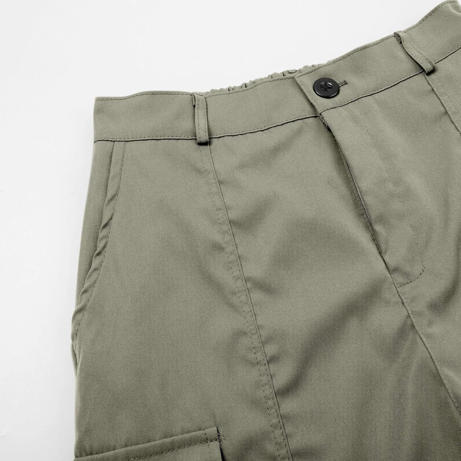 Women's Cargo Shorts Casual Quick Dry Lightweight High Waisted Button Shorts with Pockets Summer Outdoor Hiking Outfit