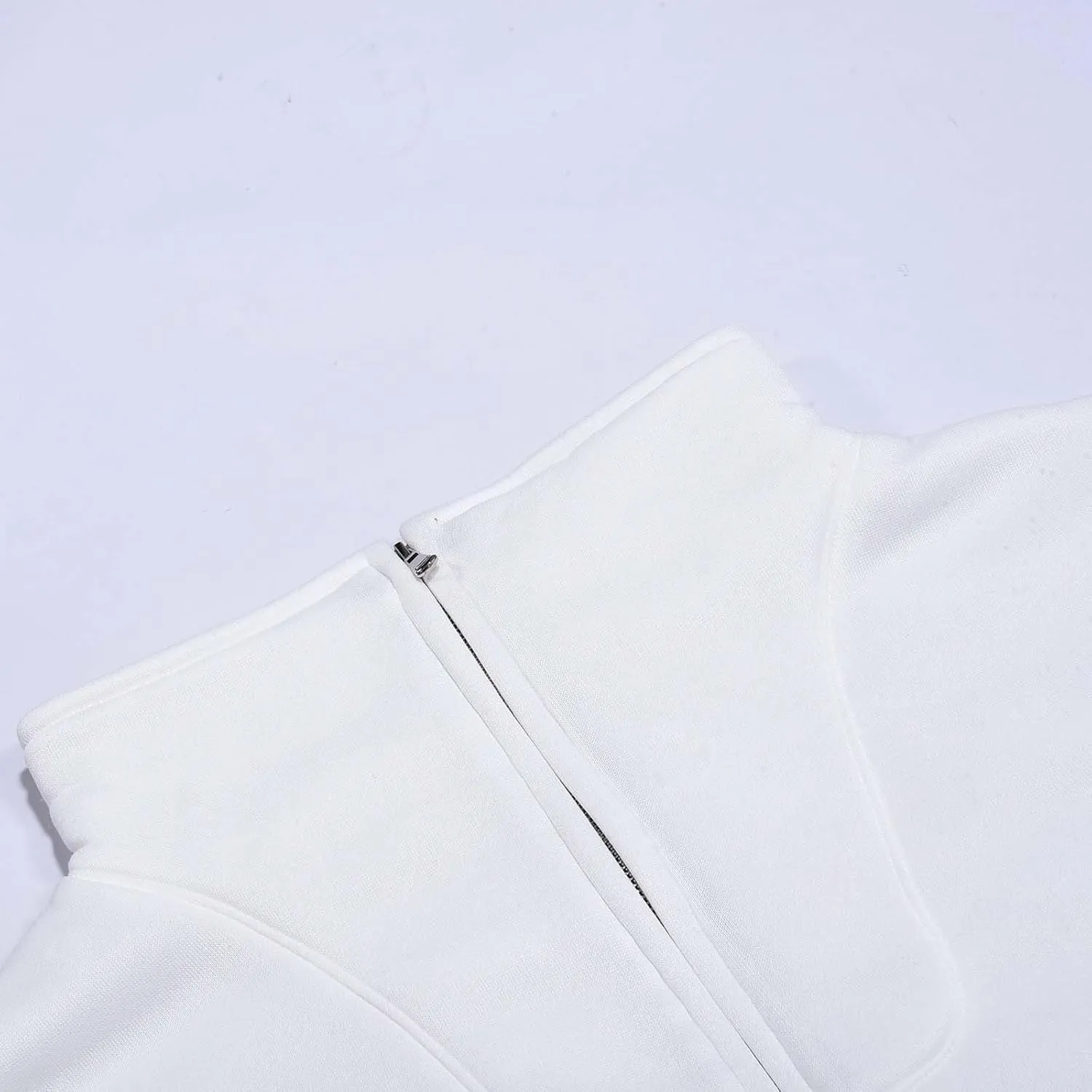 Women's Half Zip Sweatshirt Oversized Casual Long Sleeve Pocket Cropped Pullover Tops Fall Fashion Y2k Clothes