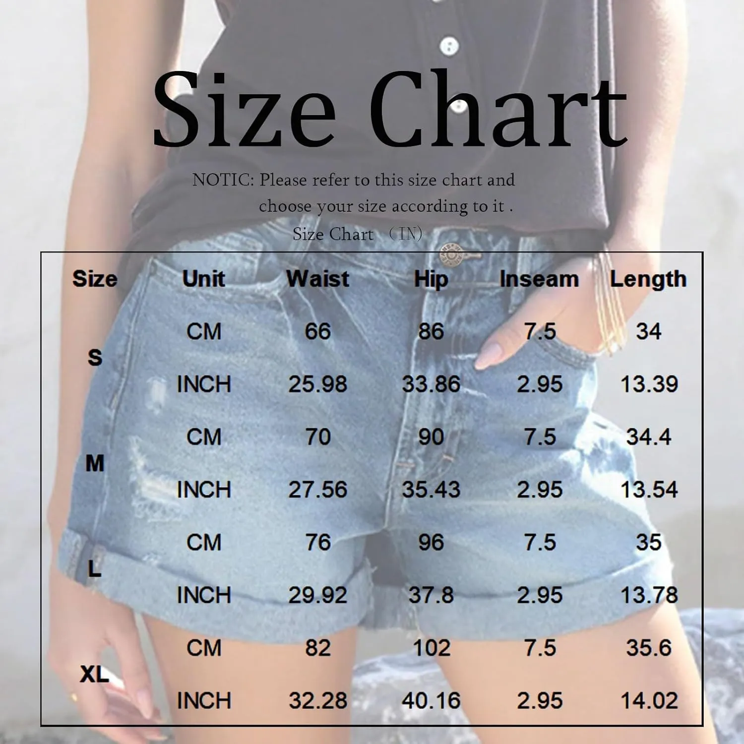 Womens Jean Shorts High Waisted Ripped Stretchy Denim Shorts Casual Cute Frayed Rolled Hem Baggy Jorts with Pockets