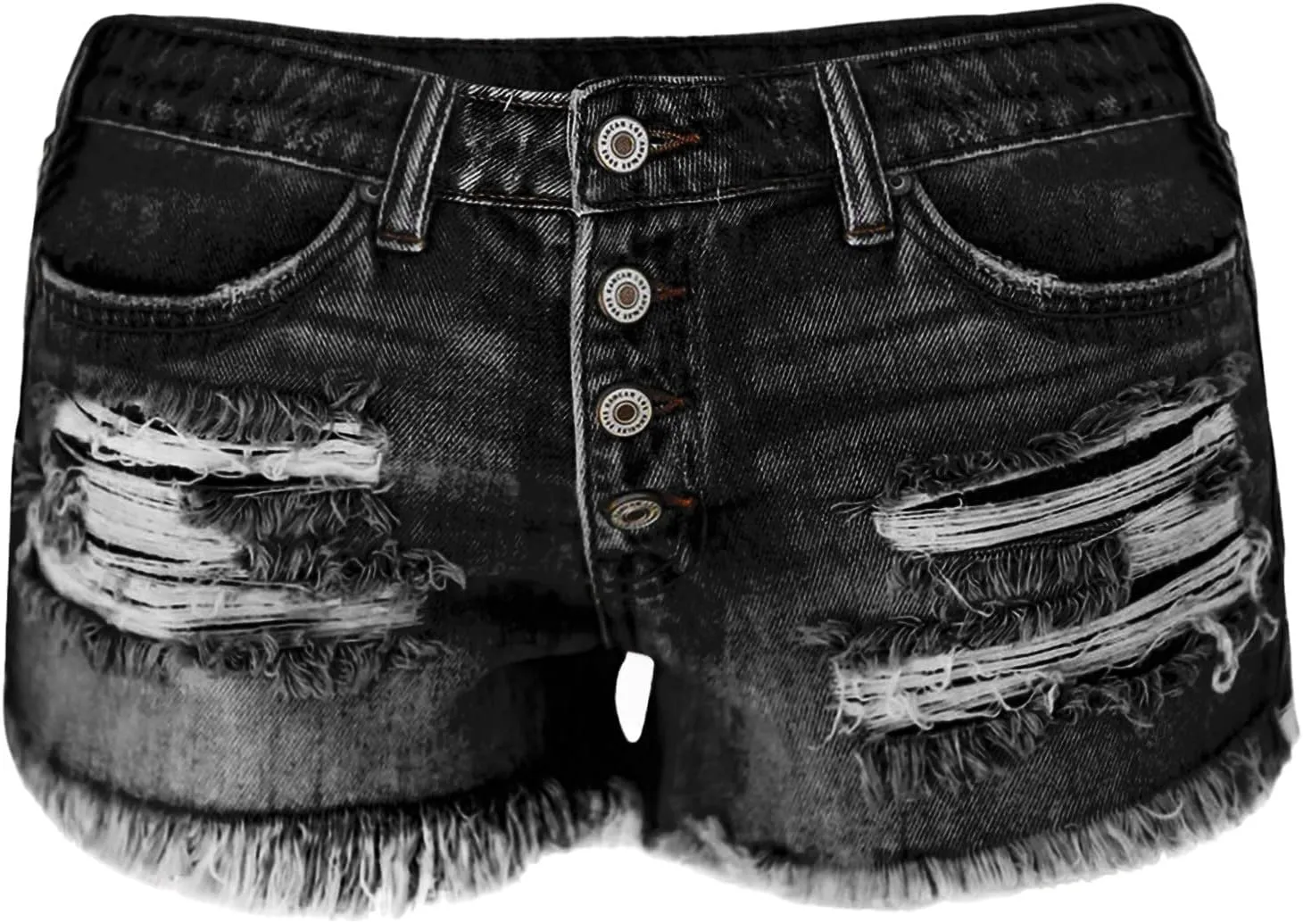 Womens Jean Shorts Summer High Waisted Stretchy Denim Shorts Ripped Frayed Raw Hem Casual Jeans Short with Pockets 2025