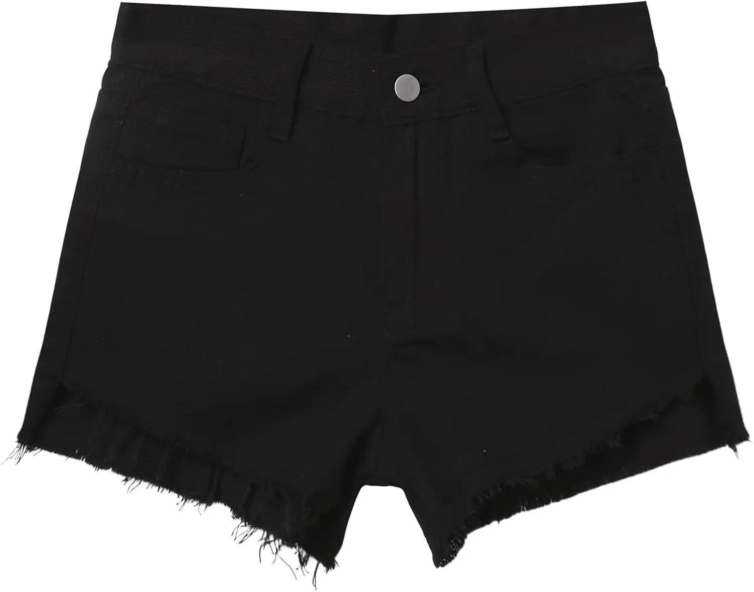 Womens Jean Shorts Summer High Waisted Stretchy Denim Shorts Ripped Frayed Raw Hem Trendy Jeans Short with Pockets 2025