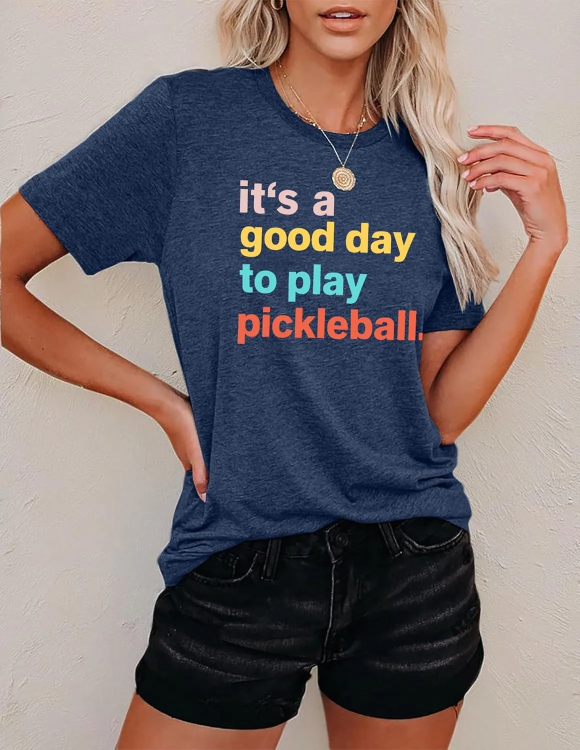 Women's Pickleball Graphic T-Shirt - Player Gift Tee, Short Sleeve Top