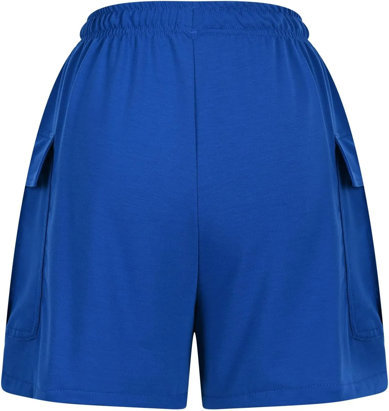 Women's Sweat Shorts High Waisted Athletic Shorts Summer Casual Loose Fit Elastic Waist Cargo Shorts with Pockets