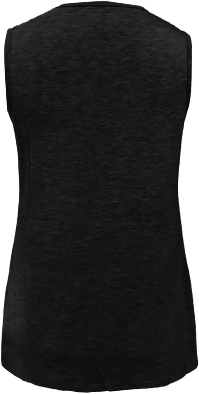 Women's Tank Tops 2025 Solid Color T-Shirt Dressy Sleeveless V Neck Summer Loose Tank Top Tee Shirts