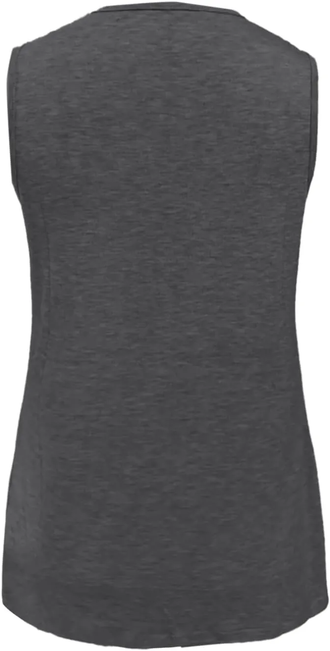 Women's Tank Tops 2025 Solid Color T-Shirt Dressy Sleeveless V Neck Summer Loose Tank Top Tee Shirts