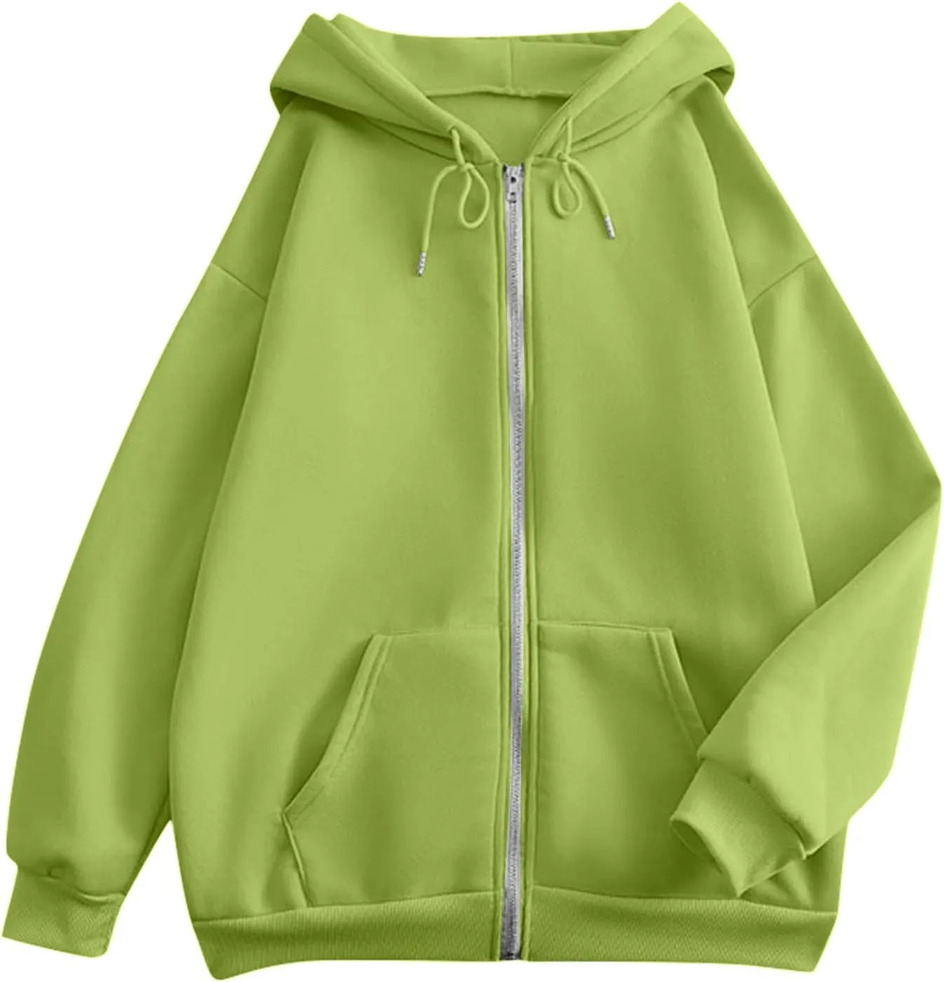 Womens Zip Up Hoodies 2024 Causal Lightweight Hooded Sweatshirt Long Sleeve Jackets Fall Outfits With Pockets