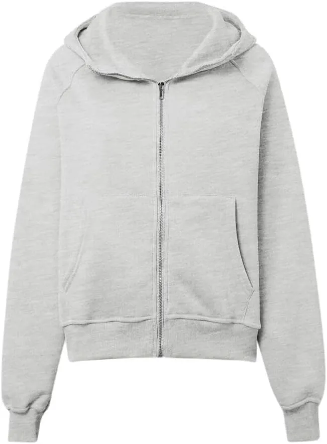 Womens Zip Up Hoodies Fleece Jackets Oversized Sweatshirts Fall Fashion Outfits 2024 Sweaters Winter Clothes