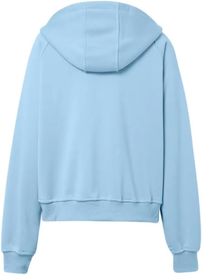 Womens Zip Up Hoodies Fleece Jackets Oversized Sweatshirts Fall Fashion Outfits