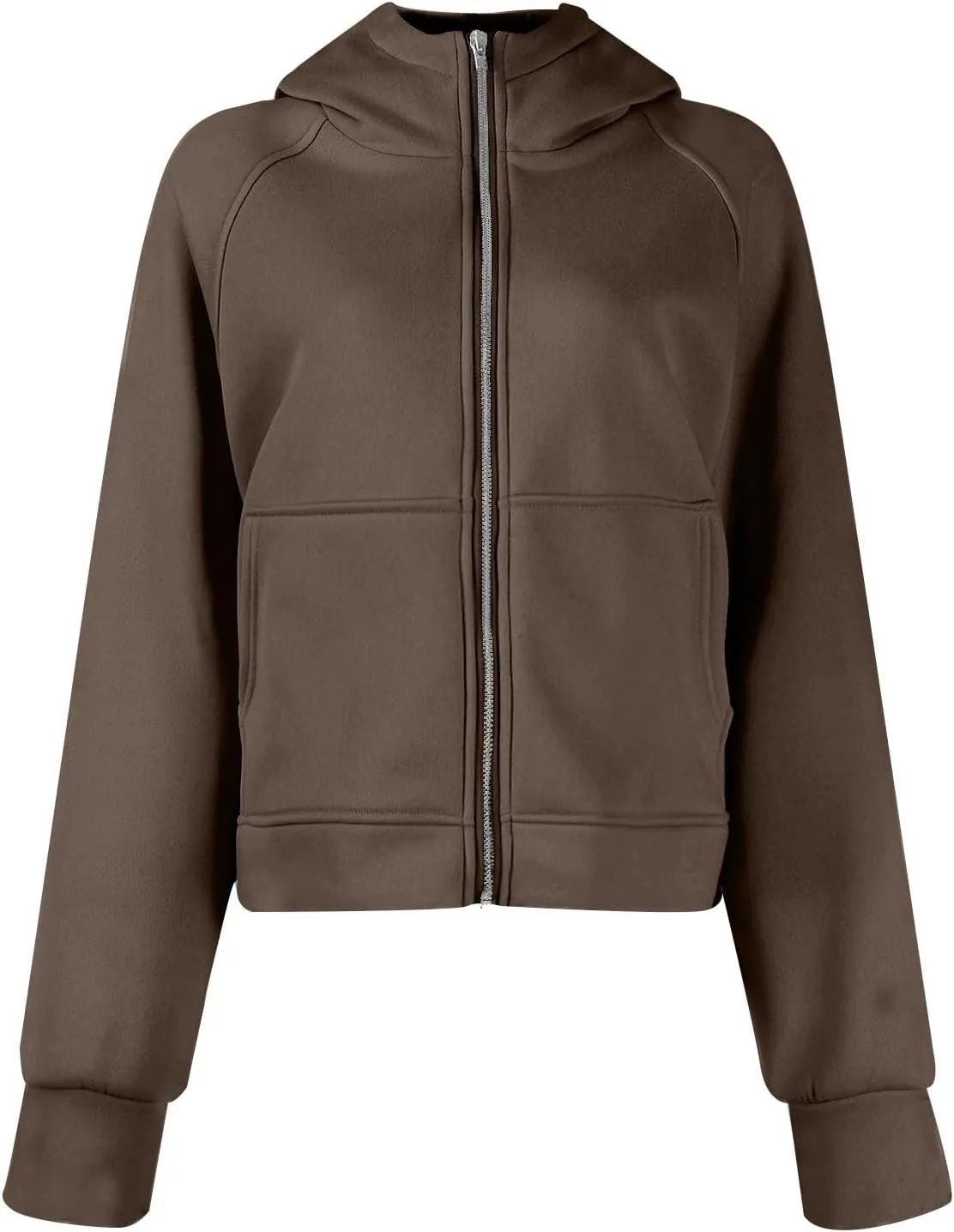Womens Zip Up Hoodies Fleece Sweatshirts Oversized Jackets Fall Fashion Outfits Sweaters Winter Clothes