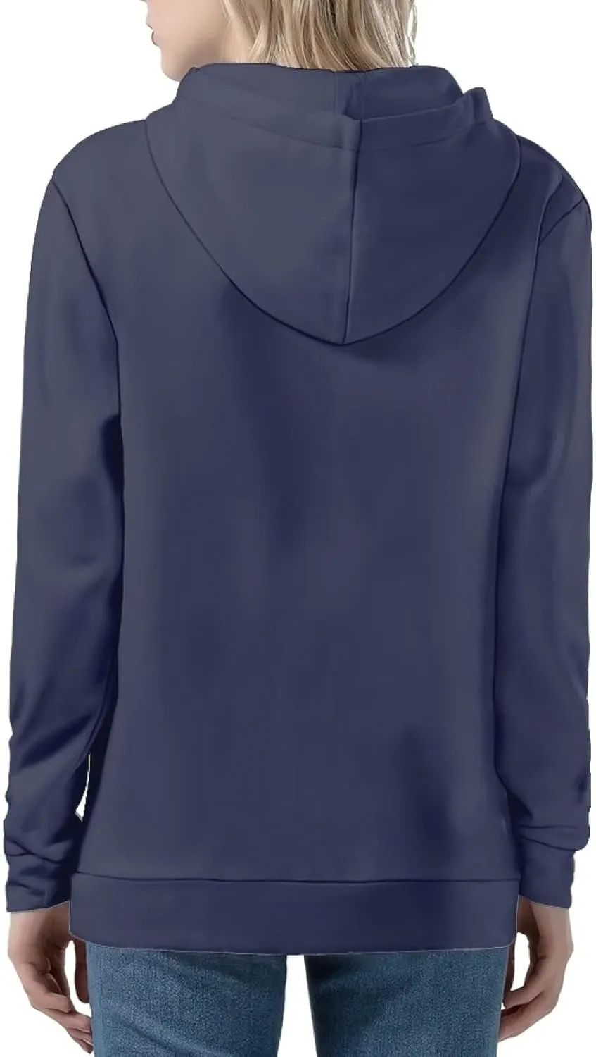Womens Zip Up Hoodies Long Sleeve Hooded Sweatshirts 2024 Outfits Casual Drawstring Jacket with Pockets