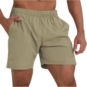 Xiaojmake Mens 5 Inch Running Shorts with Pocket Quick Dry Lightweight Athletic Gym Workout Short Elastic Waist Active Shorts
