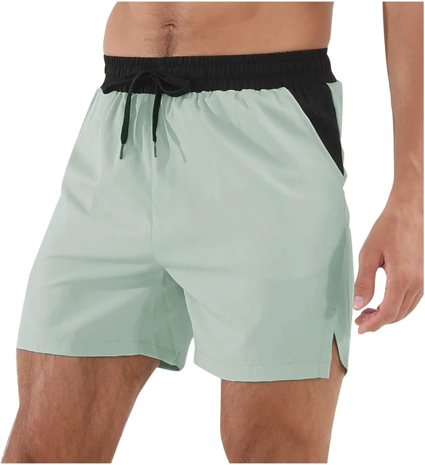 Xiaojmake Men's Gym Shorts Quick Dry Quick Dry 5" Workout Shorts Lightweight Sports Running Basketball Shorts Swim Trunks