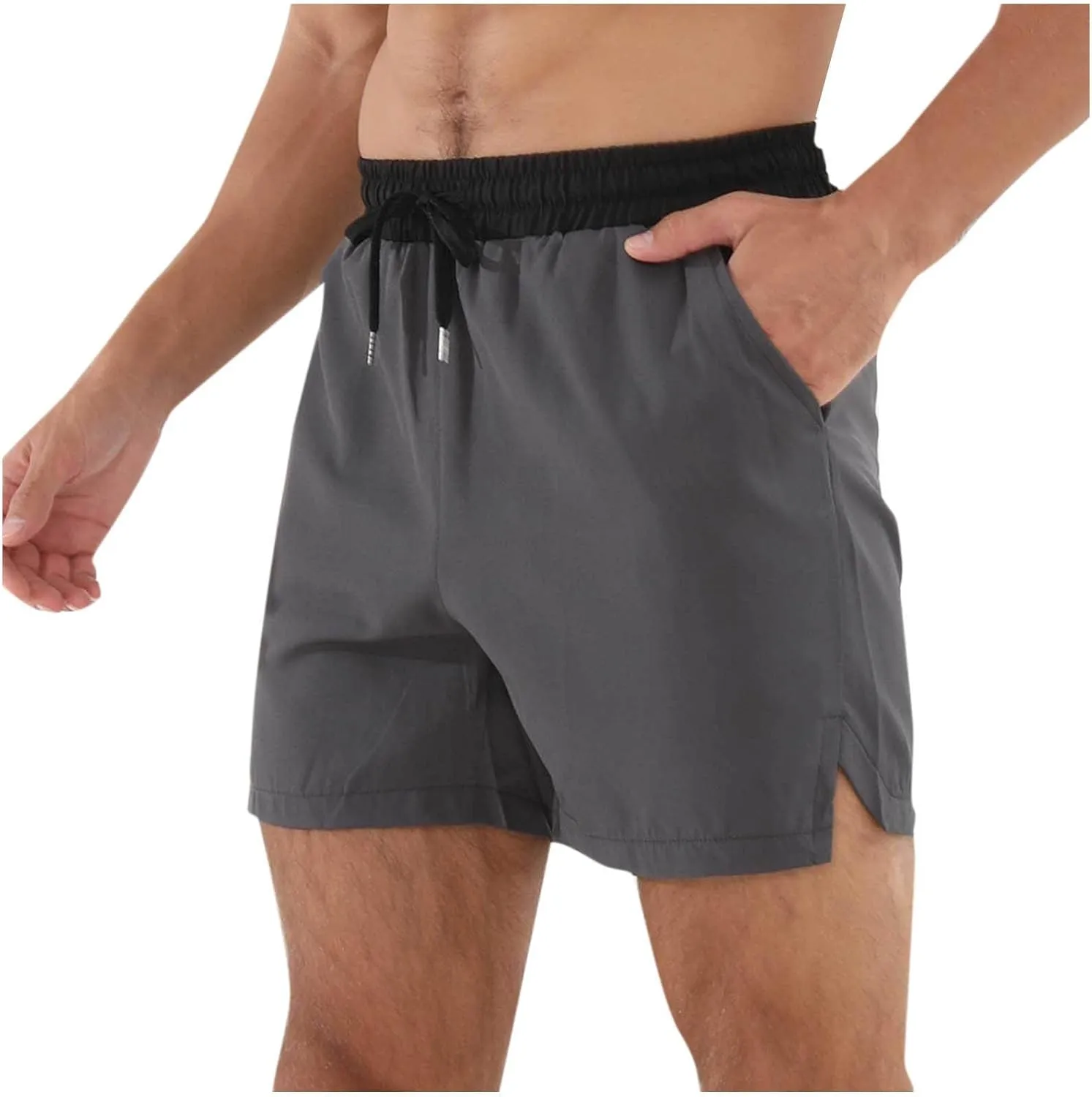 Xiaojmake Men's Gym Shorts Quick Dry Quick Dry 5" Workout Shorts Lightweight Sports Running Basketball Shorts Swim Trunks