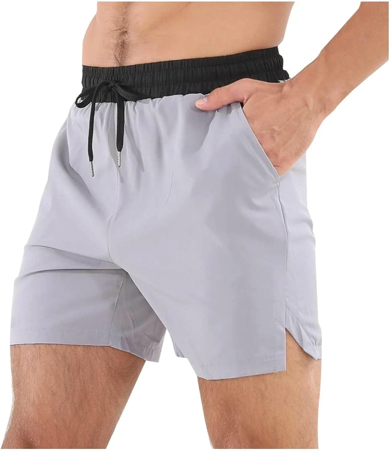 Xiaojmake Men's Gym Shorts Quick Dry Quick Dry 5" Workout Shorts Lightweight Sports Running Basketball Shorts Swim Trunks