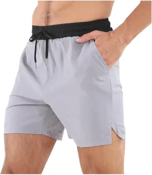Xiaojmake Men's Gym Shorts Quick Dry Quick Dry 5" Workout Shorts Lightweight Sports Running Basketball Shorts Swim Trunks