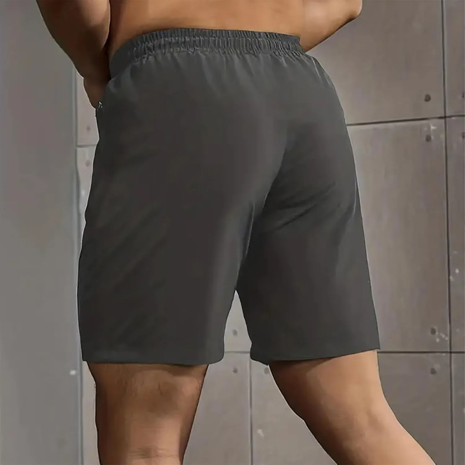 Xiaojmake Mens Running Shorts Lightweight 7 Inch Drawstring Workout Athletic Shorts Quick Dry Gym Shorts with Zipper Pockets