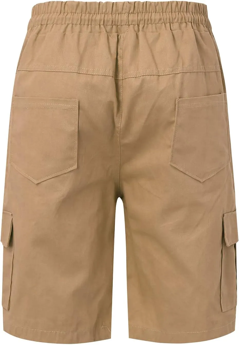 Ymosrh Men's Casual Cargo Shorts with Pockets Summer Short Pants Outdoor Work Shorts for Men, S-5XL